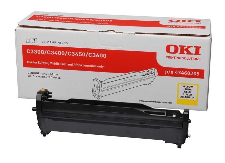 Oki C3300 - (43460205) Orjinal Sarı Drum Ünitesi