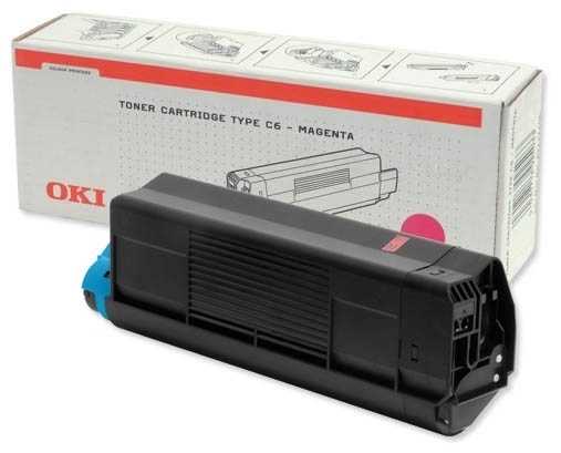 Oki C5100 - (42127489) Kırmızı Orjinal Toner