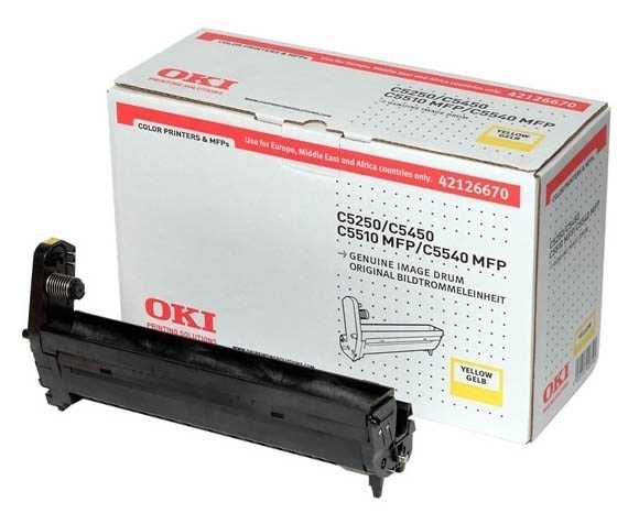 Oki C5250 - (42126670) Orjinal Sarı Drum Ünitesi
