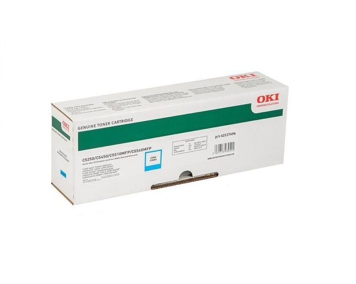 Oki C5250 (42127494) Mavi Orjinal Toner 