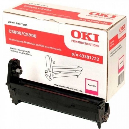 Oki C5550-43381722 Orjinal Kırmızı Drum Ünitesi Oki C5550-43381722 Orjinal Kırmızı Drum Ünitesi