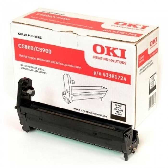Oki C5550 (43381724) Siyah Orjinal Drum Ünitesi