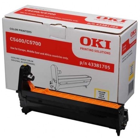 Oki C5600 (43381705) Sarı Orjinal Drum Ünitesi Oki C5600 (43381705) Sarı Orjinal Drum Ünitesi