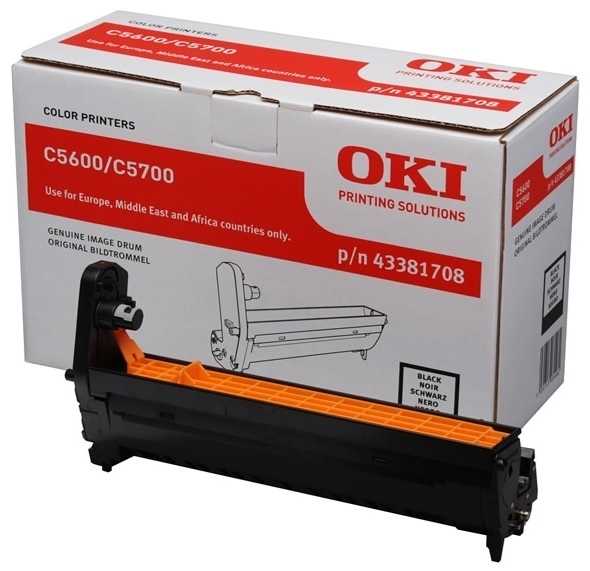 Oki C5600 - (43381708) Orjinal Siyah Drum Ünitesi