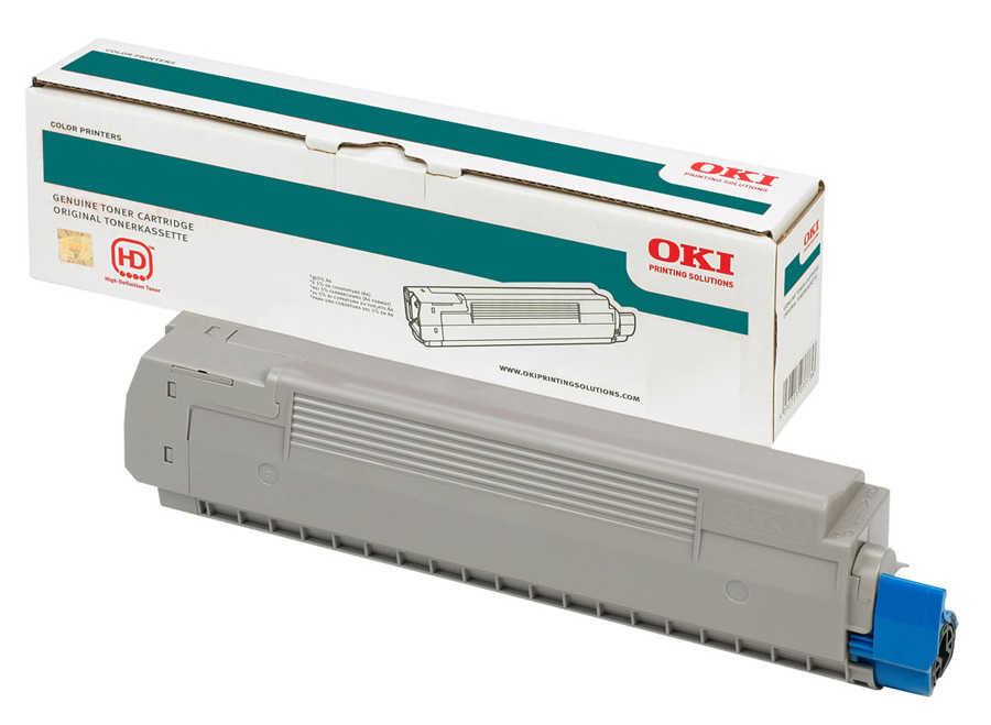 Oki C5600 (43381921) Sarı Orjinal Toner