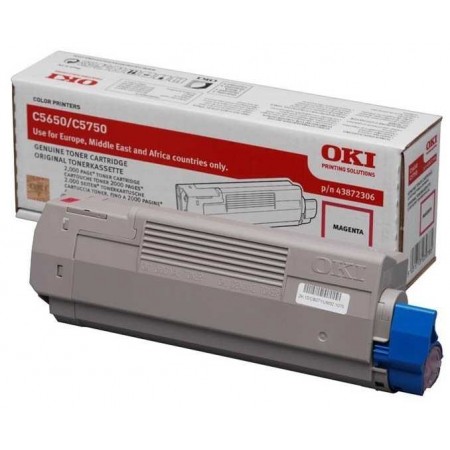 Oki C5650 (43872322) Kırmızı Orjinal Toner Oki C5650 (43872322) Kırmızı Orjinal Toner
