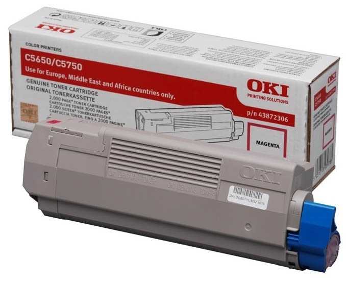 Oki C5650 (43872322) Kırmızı Orjinal Toner