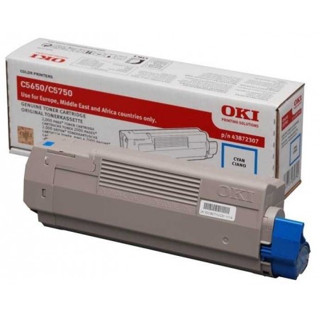 Oki C5650 (43872323) Mavi Orjinal Toner Oki C5650 (43872323) Mavi Orjinal Toner