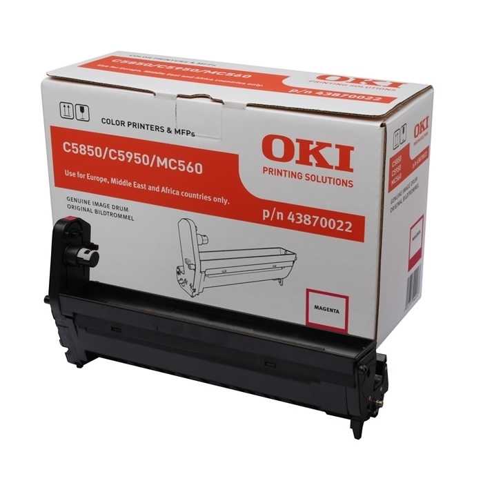 Oki C5850 - (43870022) Orjinal Kırmızı Drum Ünitesi