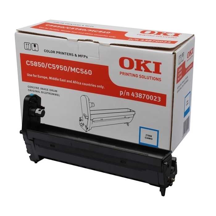 Oki C5850 - (43870023) Orjinal Mavi Drum Ünitesi