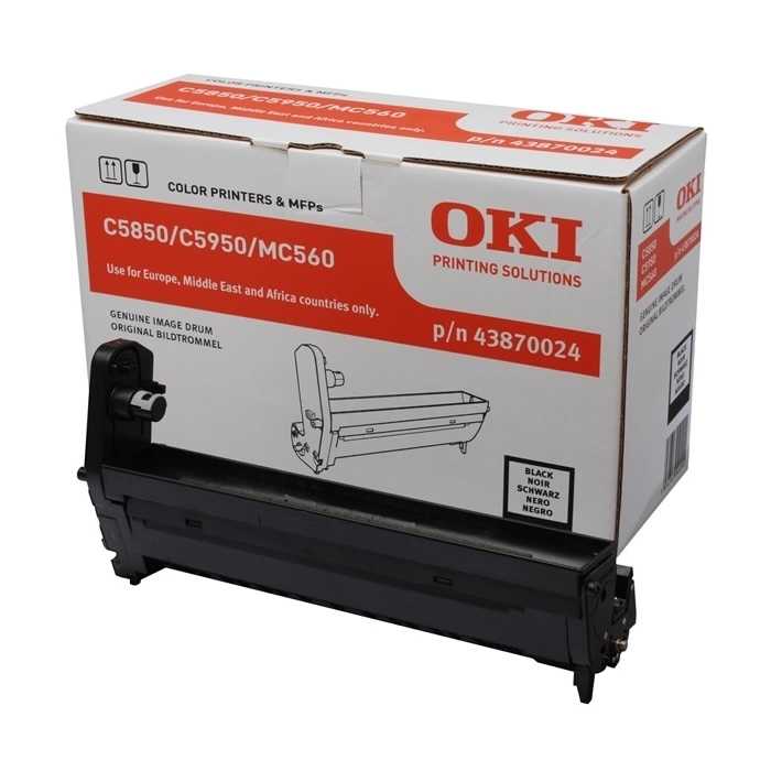 Oki C5850 - (43870024) Orjinal Siyah Drum Ünitesi