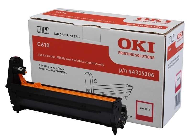 Oki C610 - (44315106) Orjinal Kırmızı Drum Ünitesi