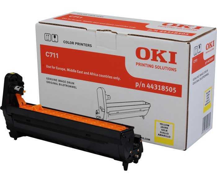 Oki C711 - (44318505) Orjinal Sarı Drum Ünitesi