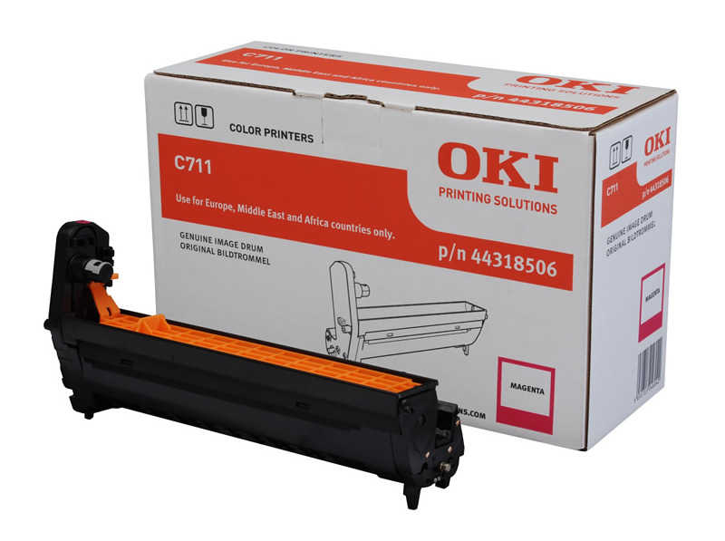 Oki C711 - (44318506) Orjinal Kırmızı Drum Ünitesi