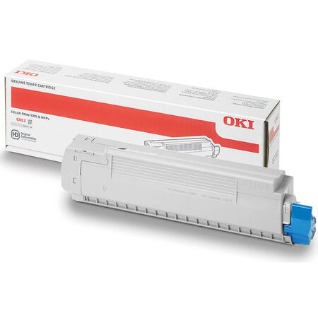 Oki C801-44643005 Sarı Orjinal Toner