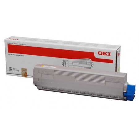 Oki C831-44844505 Sarı Orjinal Toner Oki C831-44844505 Sarı Orjinal Toner