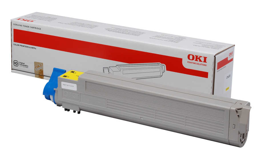 Oki C931 - (45536505) Sarı Orjinal Toner Yüksek Kapasiteli