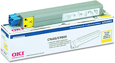 Oki C9600 (42918901) Sarı Orjinal Toner