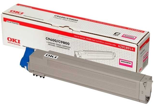 Oki C9600 - (42918962) Kırmızı Orjinal Toner