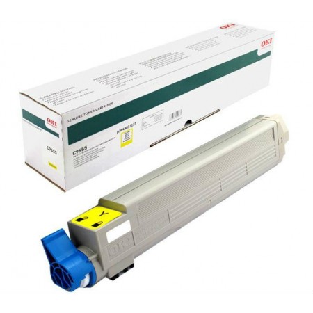 Oki C9655-43837133 Sarı Orjinal Toner Oki C9655-43837133 Sarı Orjinal Toner