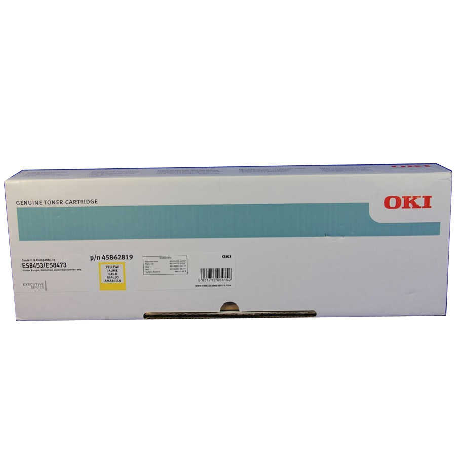 Oki ES8453/ES8473 (45862819) Sarı Orjinal Toner 