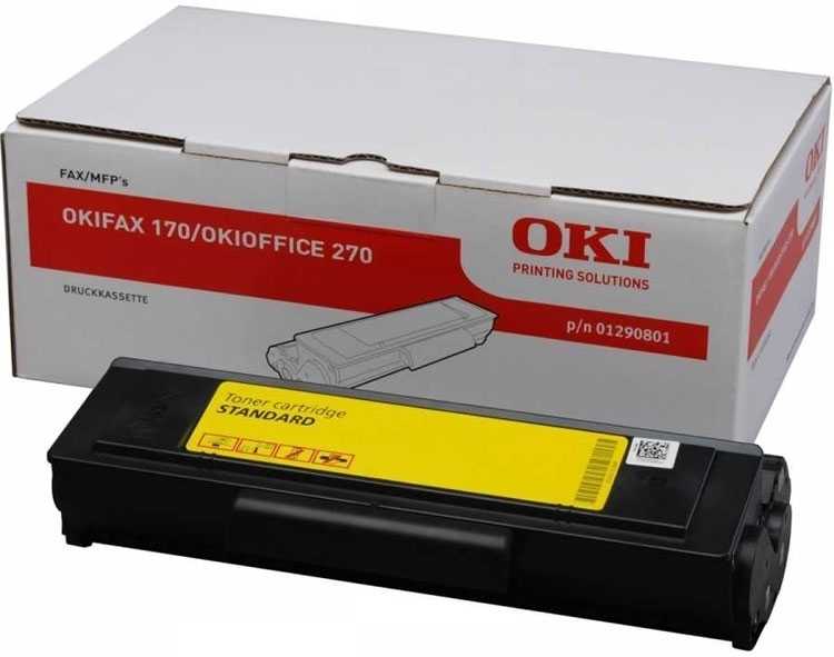 Okifax 170 (01290801) Siyah Orjinal Toner