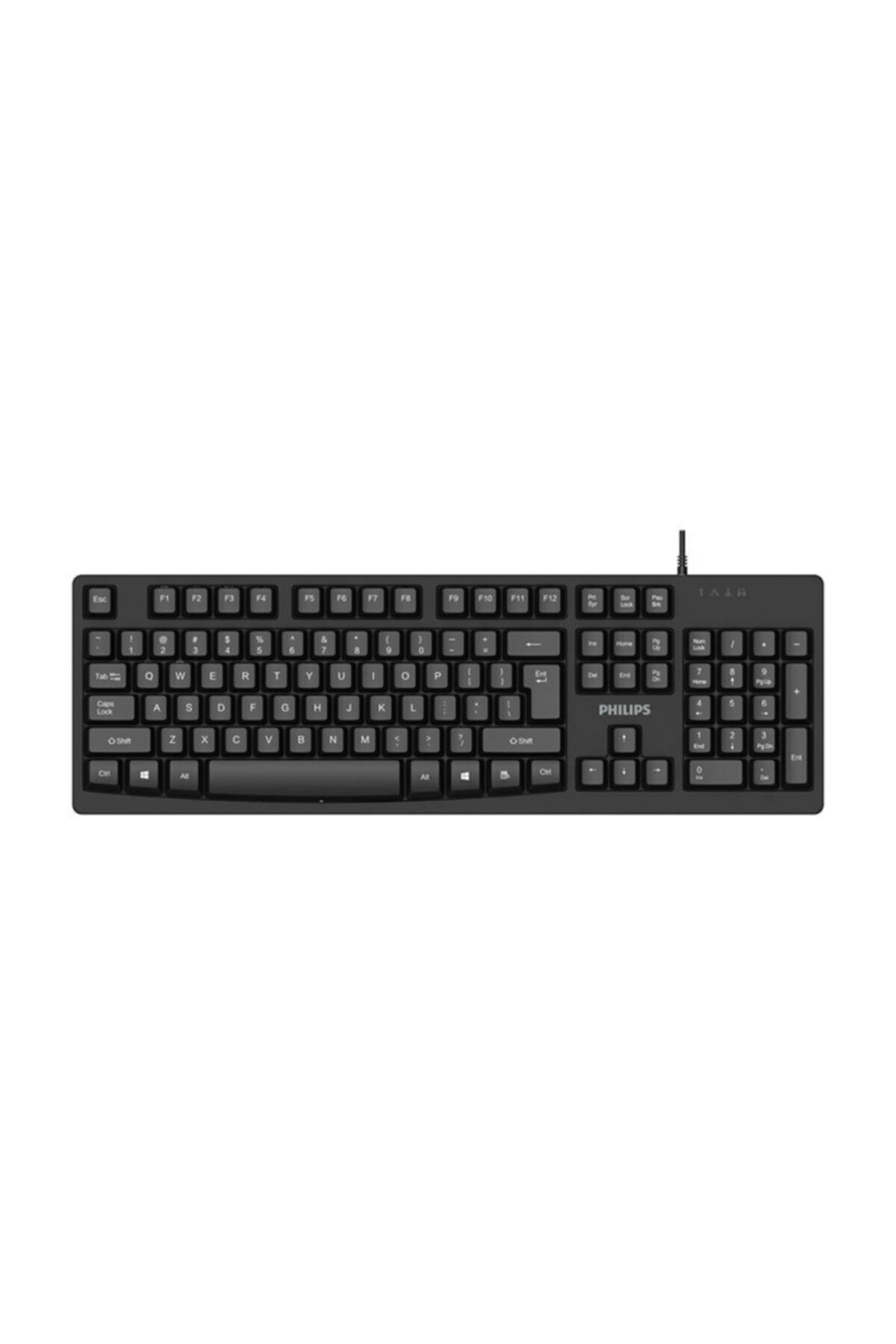 Philips SPK6214 K214 Siyah Kablolu Usb Q Klavye