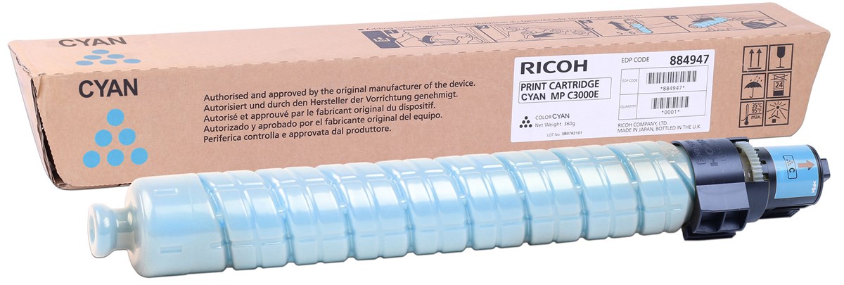 Ricoh MP-C 2500-3000-2000 Orjinal Mavi Toner