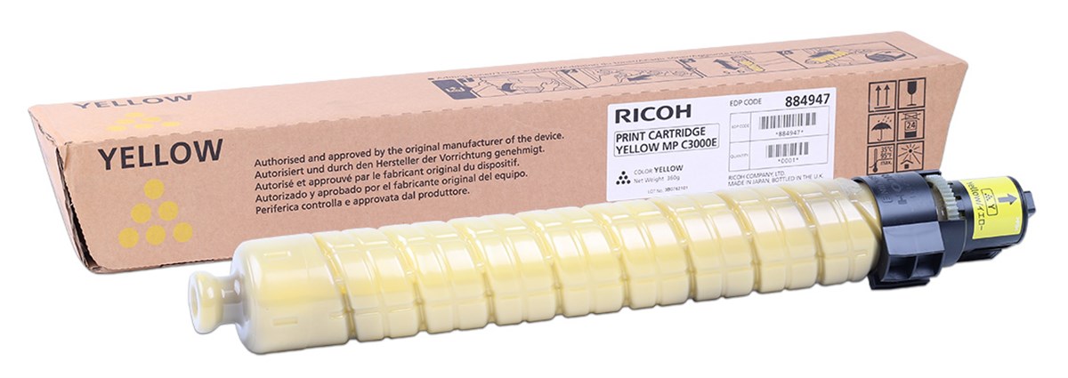 Ricoh MP-C 2500-3000-2000 Orjinal Sarı Toner