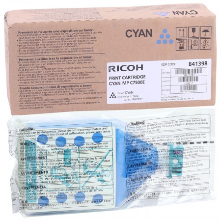 Ricoh MP-C 6000-7500 Orjinal Mavi Toner Ricoh MP-C 6000-7500 Orjinal Mavi Toner