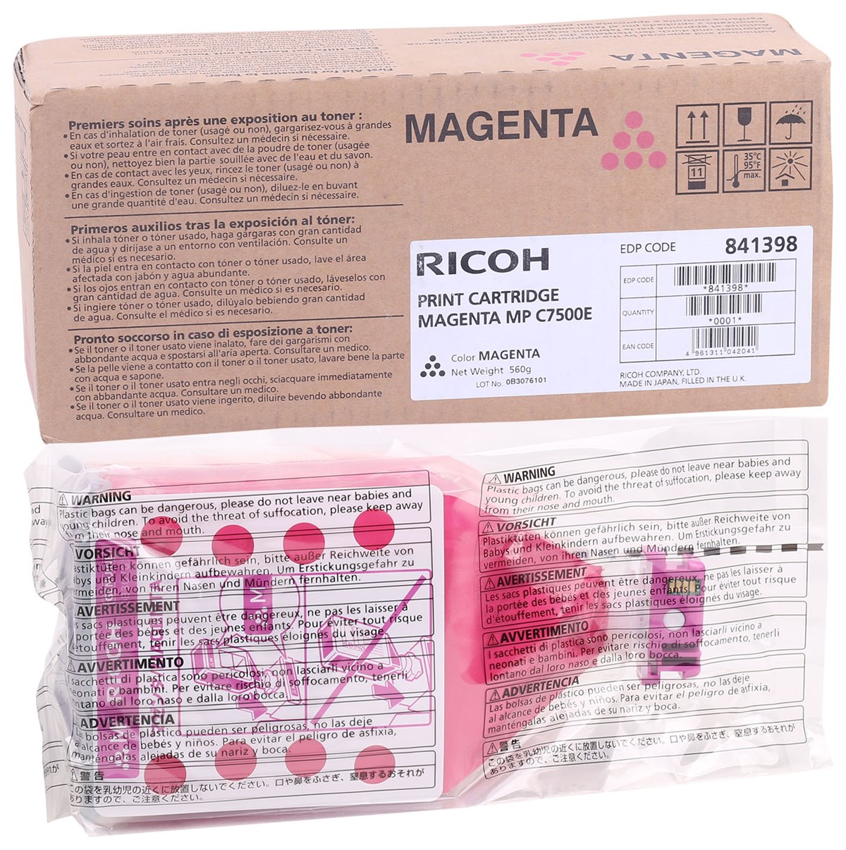Ricoh MP-C 6000-C7500 Orjinal Kırmızı Toner