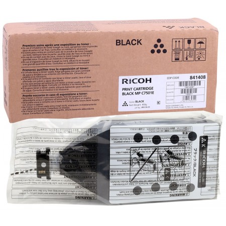 Ricoh MP-C 7501 Orjinal Siyah Toner Ricoh MP-C 7501 Orjinal Siyah Toner