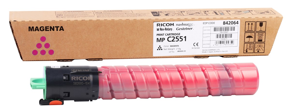 Ricoh MP-C2551E Kırmızı Orjinal Fotokopi Toneri 