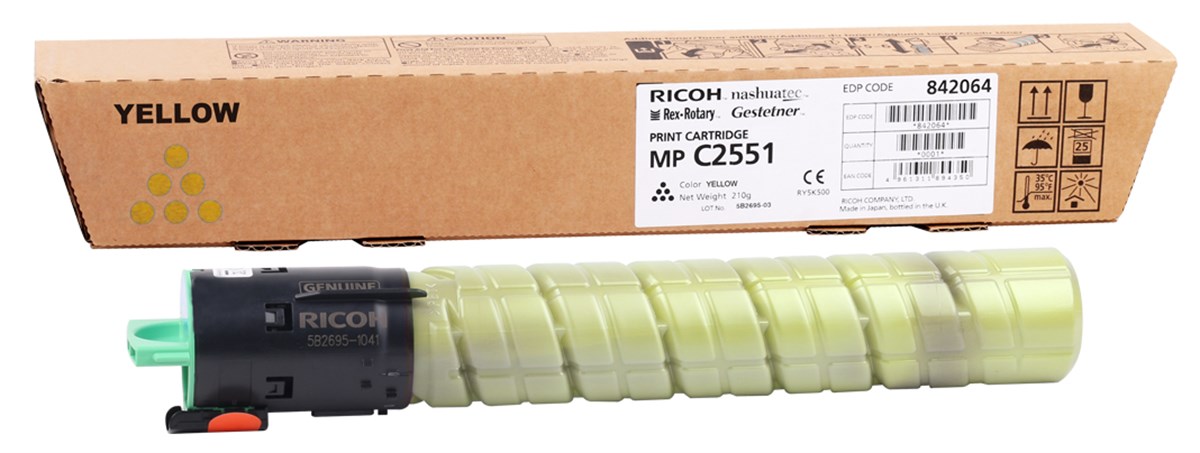 Ricoh MP-C2551E Sarı Orjinal Fotokopi Toneri 