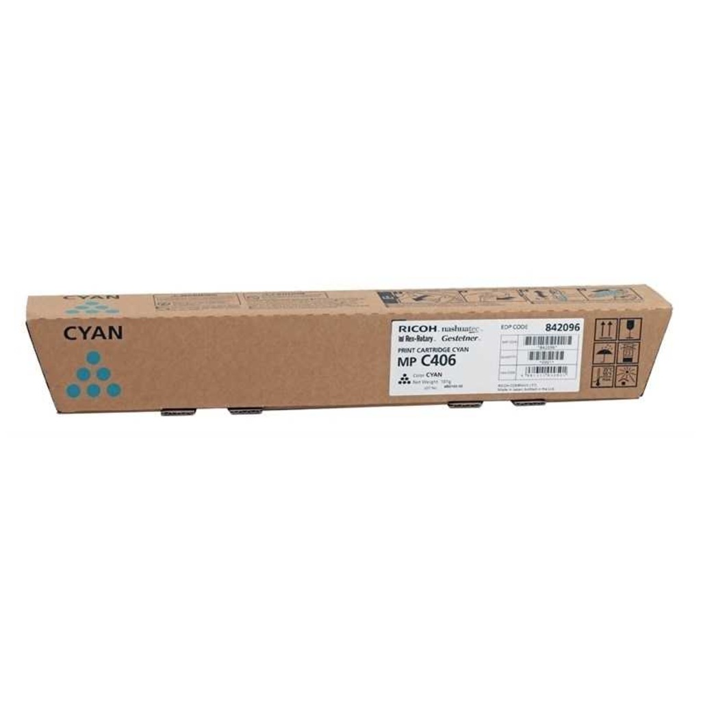 Ricoh MP-C406 Mavi Orjinal Fotokopi Toneri 