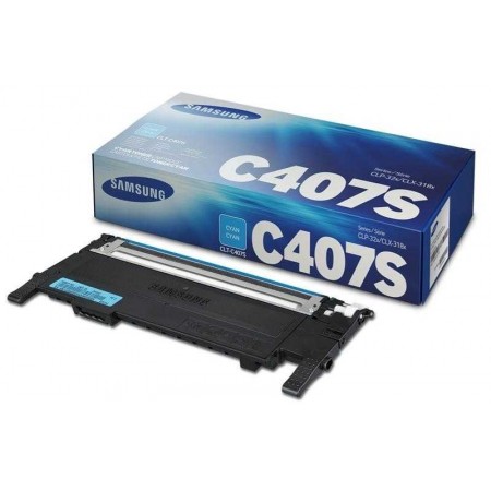 Samsung CLT-C407S Mavi Orjinal Toner Samsung CLT-C407S Mavi Orjinal Toner