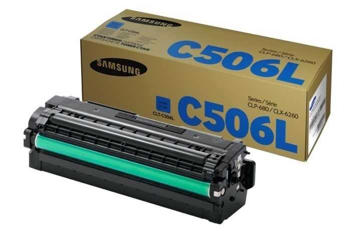 Samsung CLT-C506L Mavi Orjinal Toner