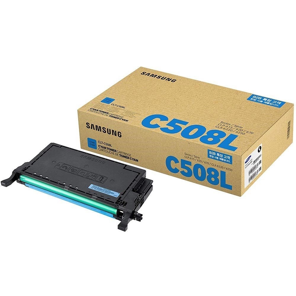 Samsung CLT-C508L Mavi Orjinal Toner 