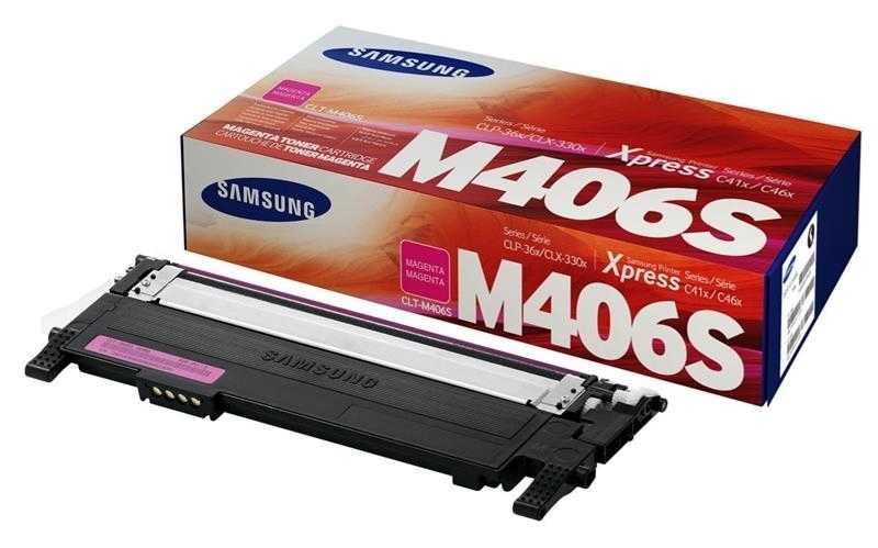 Samsung CLT-M406S Kırmızı Orjinal Toner