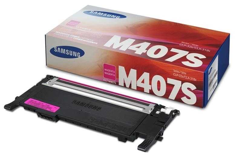 Samsung CLT-M407S Kırmızı Orjinal Toner