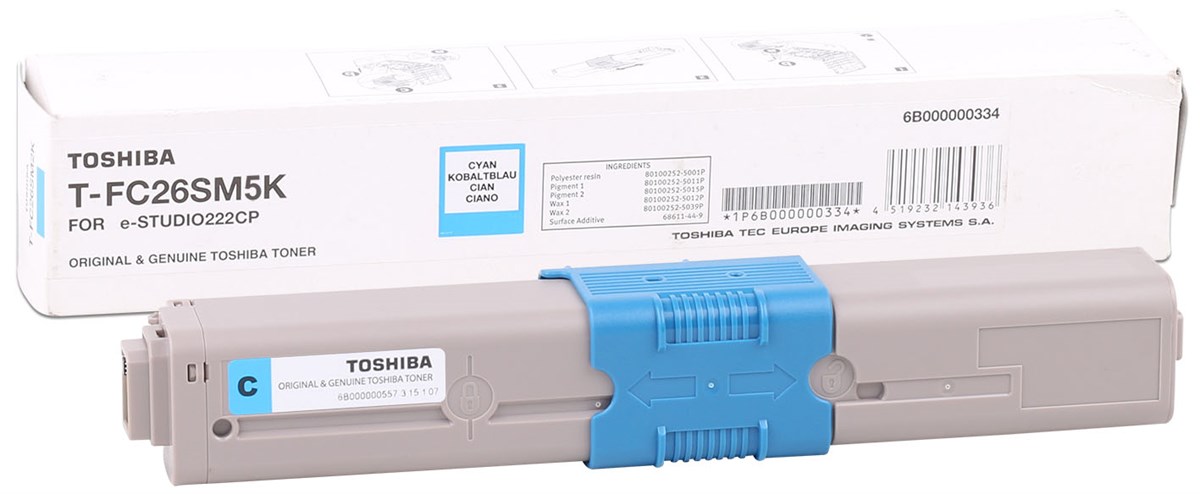 Toshiba T-FC26EC Orjinal Mavi Toner 5K