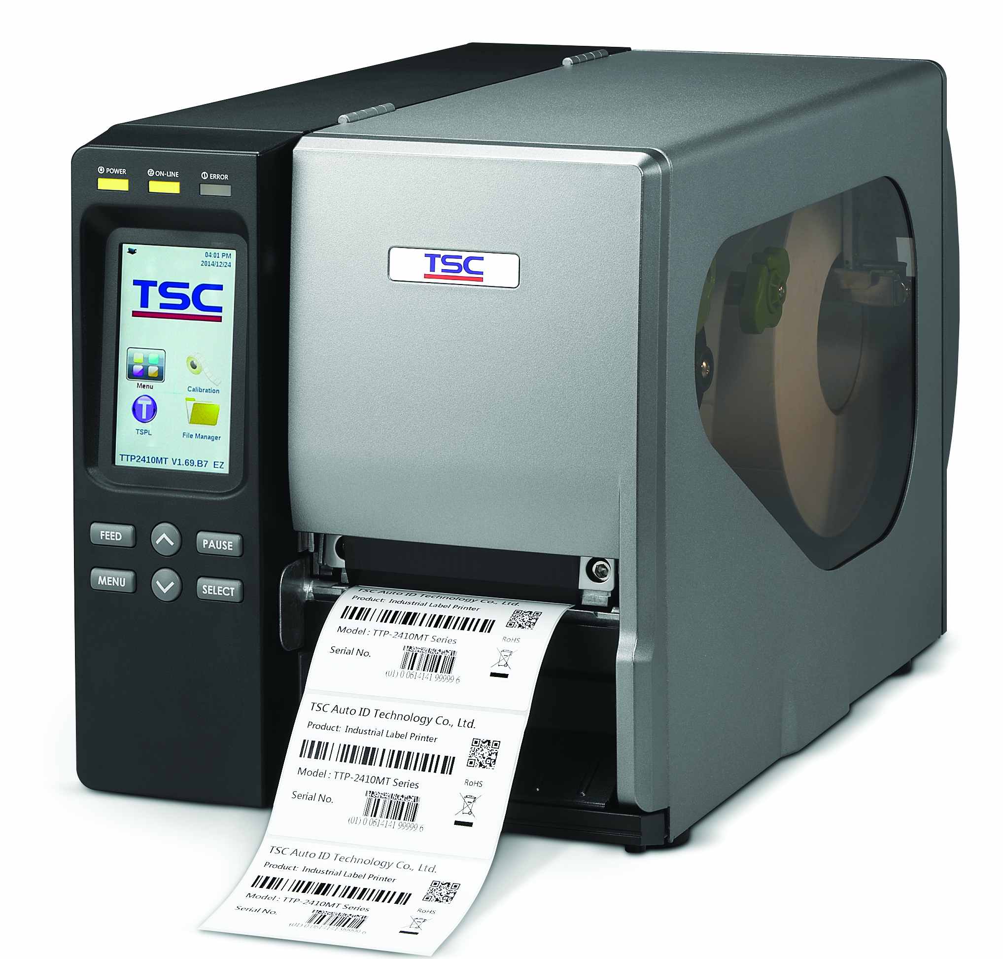 TSC TTP-2410MT Endüstriyel Barkod Etiket Yazıcı