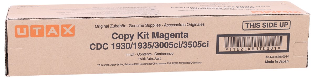 Utax CDC-1930-1935 / Triumph Adler DCC-2930-2935-3005Cİ Orjinal Kırmızı Toner
