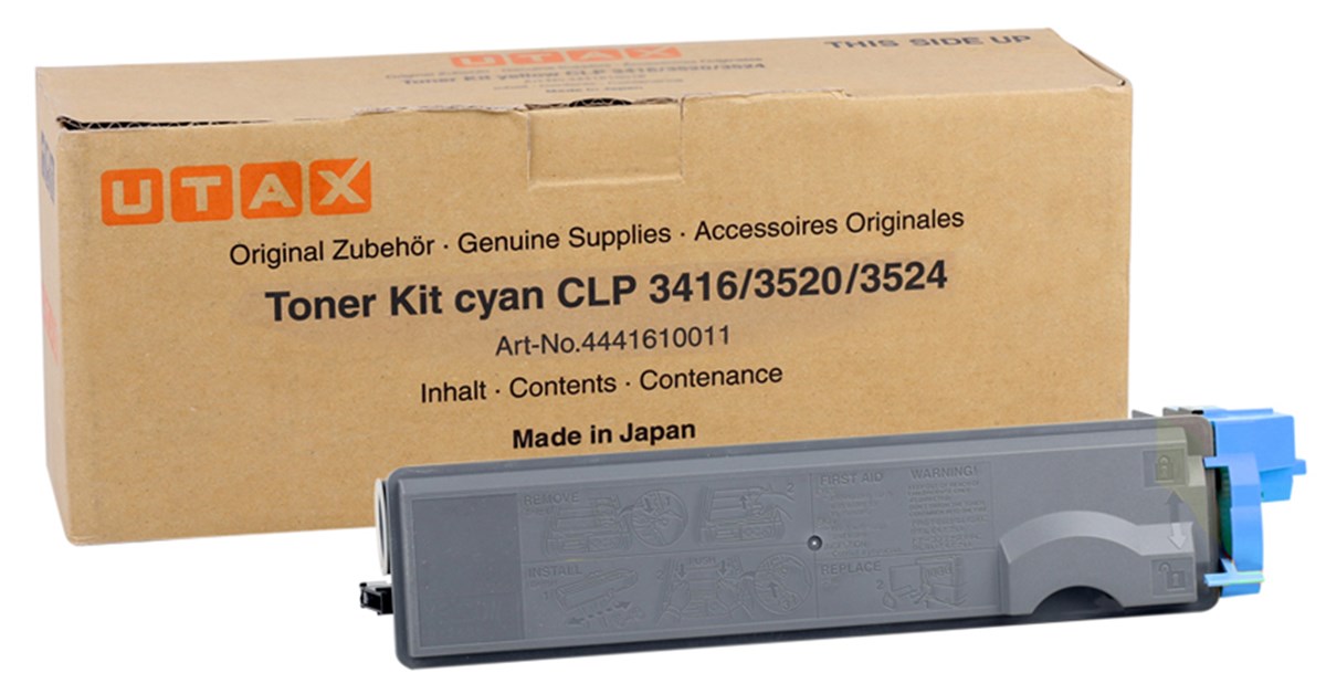 Utax TK-512C Orjinal Mavi Toner CLP-3416-3520-3524