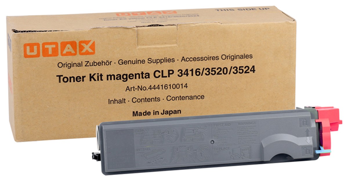Utax TK-512M Orjinal Kırmızı Toner CLP-3416-3520-3524