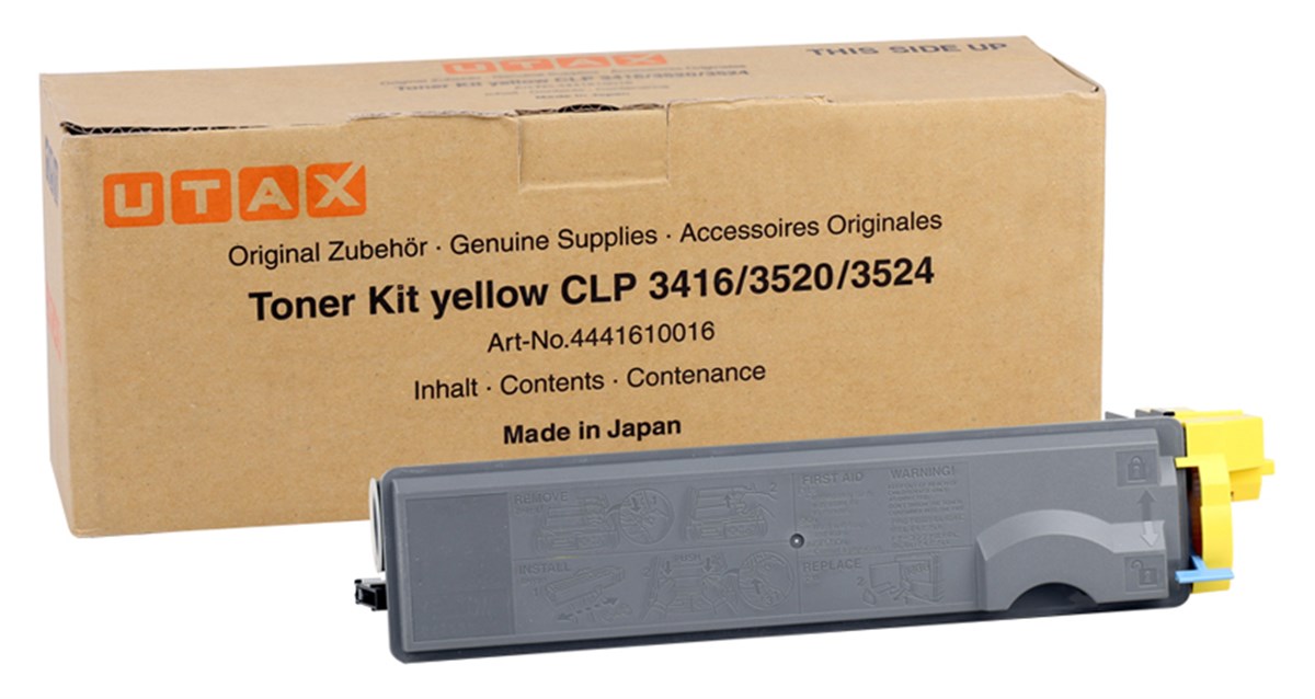 Utax TK-512Y Orjinal Sarı Toner CLP-3416-3520-3524 (4441610016)