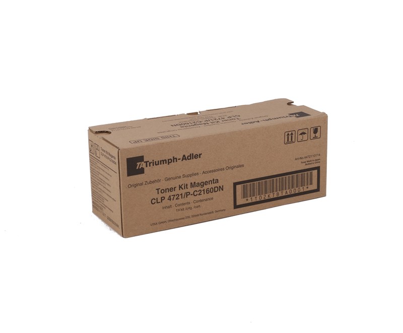 Utax TK-580M Orjinal Kırmızı Toner C2160-C3721 Triumph Adler 4721-2160