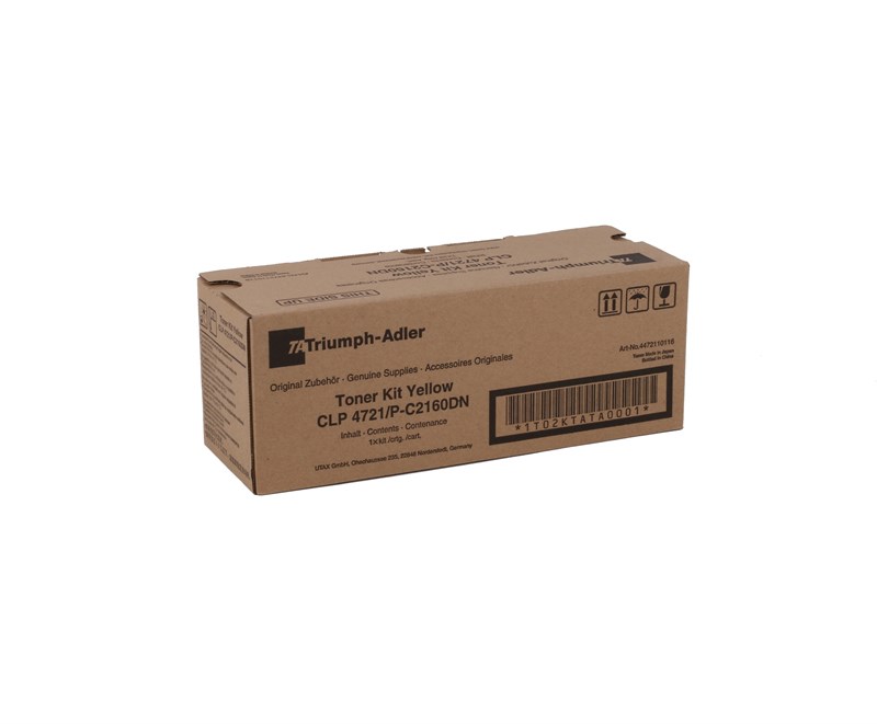 Utax TK-580Y Orjinal Sarı Toner C2160-C3721 Triumph Adler 4721-2160