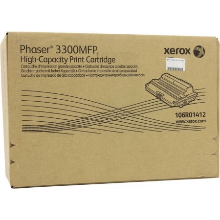 Xerox 3300 (106R01412) Siyah Orjinal Toner Xerox 3300 (106R01412) Siyah Orjinal Toner