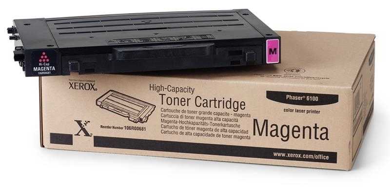 Xerox 6100 (106R00681) Kırmızı Orjinal Toner 